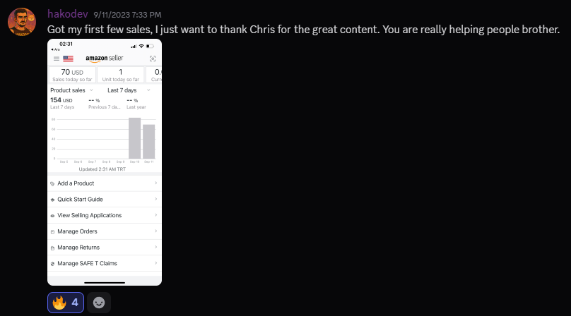 Hakodev - First few sales